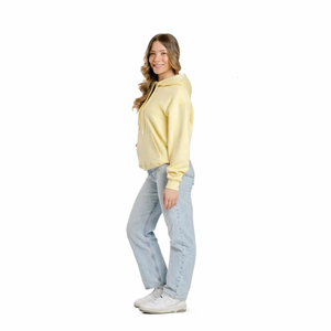 Sudadera con Capucha Unisex de Invierno para Hombre y Mujer, 100% Algodón, Forro Polar Grueso, Resistente al Viento, con Logotipo Personalizado, Sudadera de Punto para Mujer - Product Image 2