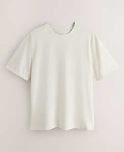 เสื้อยืดคอกลมแขนสั้นสไตล์วินเทจใหม่สำหรับผู้ชาย สีพื้น ผ้าฝ้ายถัก 100% ทรงปกติ สวมใส่สบาย รุ่น 2026 ขายส่ง - Product Image 4