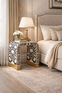 ILAHI's Bone Inlay <b>Drawer</b> Modern Design Agate Detailing <b>Storage</b> Portable Home Furniture - Product Image 2