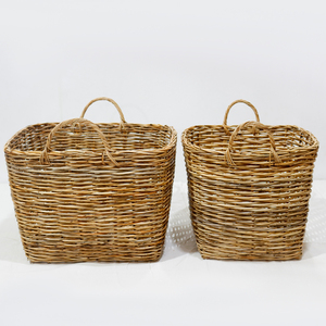 Modern Water Hyacinth Eco-Friendly Multifunction Custom Shape Clothes <b>Storage</b> <b>Hamper</b> Clothing Laundry Organizer - Product Image 4