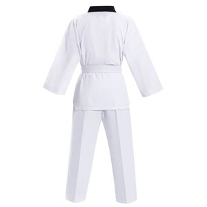 Fabricant d'uniformes d'équipe de Taekwondo en gros avec logos et designs personnalisés, uniformes de haute qualité en coton respirant et à séchage rapide - Product Image 5