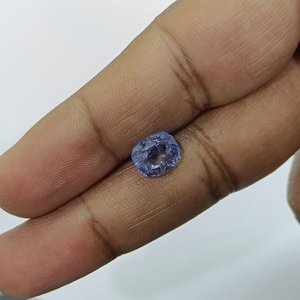 Zafiro azul ovalado natural de 4.01 quilates de Sri Lanka, piedras preciosas sueltas para la fabricación de joyas y anillos BSCN-69 - Product Image 1