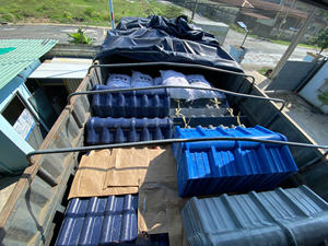 Lámina/azulejo de plástico de resina de PVC corrugado de 4 capas de largo alcance de alta resistencia al impacto - Product Image 3