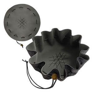 Expédition Rapide SALVA LEATHER SL-DTY-0002 Organisateur de Bureau en Cuir, Plateau Hexagonal en Velours pour Bureau, Boîte de Rangement de Table Écologique de Haute Qualité - Product Image 2