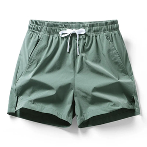 Pantalones Cortos Deportivos de Nailon de Alta Calidad para Hombre, con Logotipo Personalizado, Cintura Media, Secado Rápido, Ligeros, Color Sólido, Absorben la Humedad, Venta al Por Mayor - Product Image 5