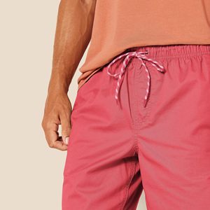 Men's 100% Cotton Solid Casual Digital Printed Lounge Shorts Elastic Waist Anti-Wrinkle Quick Dry Breathable Eco-Friendly Home - Product Image 4