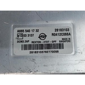 ชุดควบคุมอิเล็กทรอนิกส์ Rexton ปี 2006-2012 มือสอง ของแท้ รหัส A6655401732 - Product Image 4