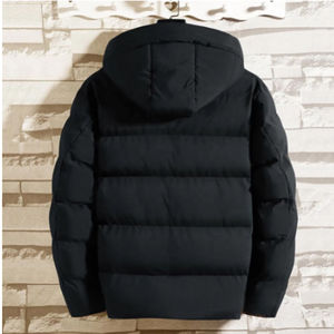 Chaleco Acolchado Grueso y Cálido de Invierno para Hombre y Mujer 2026, Personalizado con Logotipo de Marca OEM de Fábrica, Chaqueta Negra Acolchada con Cuello Alto - Product Image 5