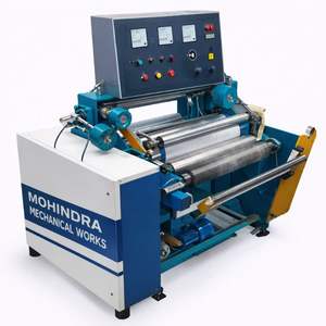 Machine semi-automatique de rembobinage de film alimentaire pour la fabrication de rouleaux de papier aluminium et de film étirable, production à haute vitesse, faible consommation d'énergie - Product Image 3