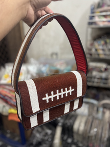 Bolso bandolera bohemio de algodón de estilo bohemio para mujer india, bolso de mano con cuentas hecho a mano, cremallera, gran capacidad, bolso de hombro para compras nocturnas - Product Image 2