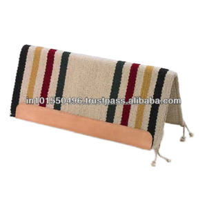 ผ้าห่มอานม้า 100% ขนสัตว์นิวซีแลนด์ ขนาด 32x64 นิ้ว ลายทาง ยี่ห้อ Casa Zia Sandwich สำหรับกีฬาขี่ม้าและการฝึกม้า - Product Image 6