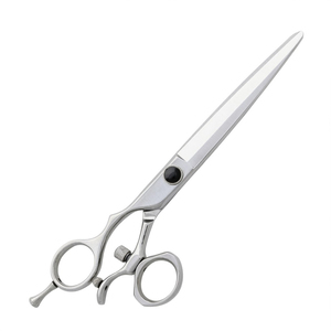 High Quality Ergonomic Swivel Thumb Hair Cutting <b>Shears</b> Silver Professional Barber Salon Scissors Razor Sharp Edge - Product Image 5