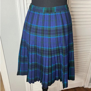 กระโปรงกิ๊ลท์ลายสก็อตแบบจีบสไตล์วินเทจ ทำจากผ้าขนสัตว์แท้ 100% สีดำ ลายทาร์ทัน สำหรับผู้หญิง ขายส่ง - Product Image 4