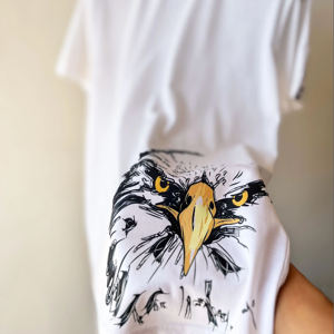 Camiseta Personalizada para Hombre, Diseño Sólido, Poliéster/Algodón, Manga Corta, Secado Rápido, Ecológica, Impresión Digital por Sublimación, Tejido de Punto - Product Image 4