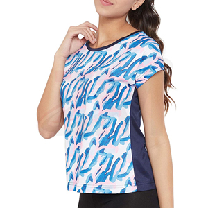 Camiseta de Algodón Ajustada para Mujer, Tejido Elástico, Transpirable, Suave al Tacto, Informal, Verano, Ajuste al Cuerpo, Elegante, Uso Diario, Moda - Product Image 5