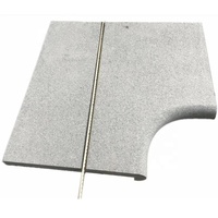 Sésamo Blanco Gris Claro Granito Piscina Azulejos Fabricación, Piscina Trim Bordes