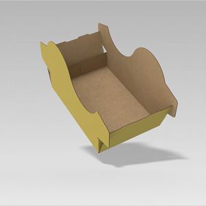 Boîte en carton ondulé personnalisée avec poignée pour l'emballage de produits alimentaires, boissons, biens de consommation, e-commerce, électronique, export. - Product Image 2