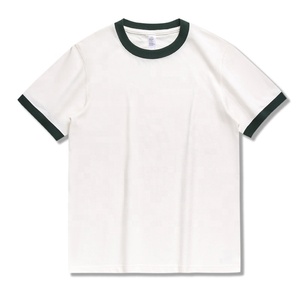 เสื้อยืดคอกลมผู้ชาย แบรนด์ซัมเมอร์หลากสี ตัดต่อสีสัน 100% ผ้าฝ้าย ลายตัวอักษร ถักทอ ระบายอากาศ แห้งเร็ว - Product Image 3