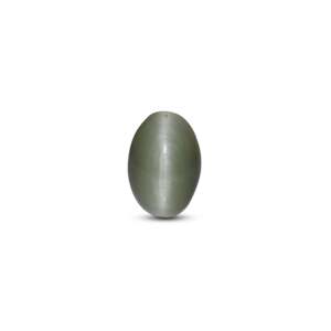 Natural Green Catseye Loose Gemstone 3.6 Carat for Fine Jewelry - Product Image 1