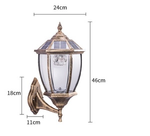 Lampes HJ HOME <span class=keywords><strong>sur</strong></span> piliers, bougies sans flamme, lampes LED extérieures basse tension, lampes extérieures, pilier éclairé pour pilier éclairé - Product Image 6