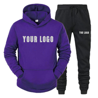 Survêtements à capuche pour hommes |   Taille élastique, logo frontal, séchage rapide, personnalisable, léger, coupe ample, décontracté, longueur cheville, printemps