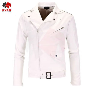 Vestes en cuir sur mesure pour hommes, couleurs unies, logos personnalisés, grandes tailles, vestes respirantes de Ryan Pro Gear - Product Image 1