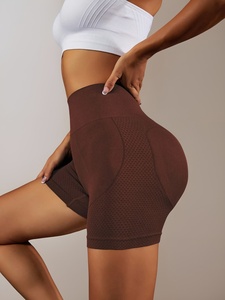 Women Seamless Yoga <b>Shorts</b> Slim Fit High Waist Gym Workout Running Fitness <b>Shorts</b> - Product Image 3