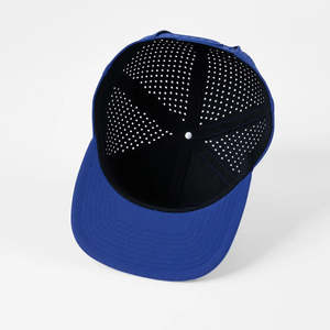 Custom Logo 7 Panel Waterproof Golf <b>Cap</b> Laser Cut Perforated Sports Hat Unisex Multi Color Outdoor Headwear Adjustable Wholesale - Product Image 6