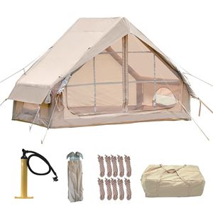 Pompe à air pour tentes de glamping 4-6 personnes, installation facile, tente extérieure de luxe imperméable 4 saisons en Oxford - Product Image 2