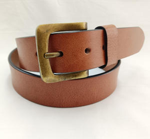 Cinturón Delgado de Cuero Genuino con Hebilla de Aleación Duradera Estilo Western Vintage 2026 para Hombre y Mujer - Product Image 4