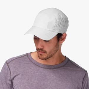 Factory Wholesale Plain 5 Panel Hat Breathable Waterproof Mesh Fabric Quick Dry Polyester Sports <b>Hiking</b> Camp Custom Unisex <b>Cap</b> - Product Image 3