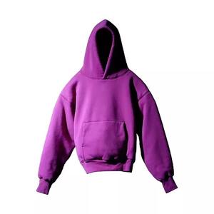 <b>Men's</b> 100% Cotton Hooded Sweatshirt French Terry Casual Solid Color Pocket Design Regular Fit Winter Wear Quick Dry Breathable - Product Image 2