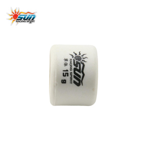 SUN RACING WRL2015-15 20x15mm 15G Galets de variateur CVT pour Scooter PCX CLICK125I SKYDRIVE125 Performance 6 Pièces Neuf Blanc - Product Image 4