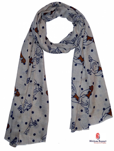 Bufanda Larga de Lujo Personalizada con Estampado, Pañuelo de Moda para la Cabeza, Tela Suave, Etiqueta Blanca, Fabricante y Proveedor Textil OEM ODM - Product Image 4