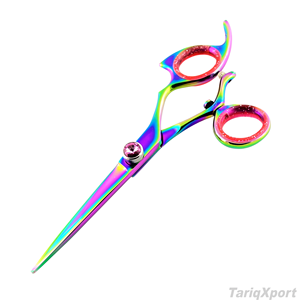 Handmade Professional Stainless Steel Barber Scissors Razor <b>Edge</b> Hairdressing Shears Right-Handed Foldable Lightweight Movable - Product Image 3