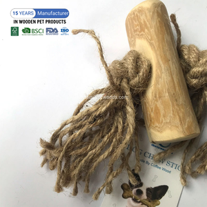 <b>Wooden</b> Dog Chew <b>Toys</b> Natural Solid Wood Durable Pet Teething Stick for Dogs Eco-Friendly Made in Vietnam - Product Image 6