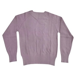Pull pour femme en coton biologique, tricot doux et chaud, confortable au quotidien, idéal pour l'hiver, commande en gros - Product Image 3