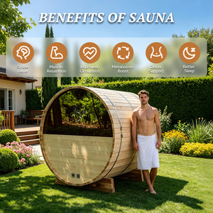 Sauna extérieur résistant aux intempéries IPX4 |   CE ETL |   Hub thermique haute performance pour stations alpines et climats froids européens - Product Image 2