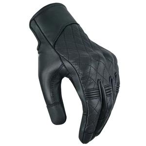Guantes de Motocicleta Punchin Sports de Cuero Real y TPU, Antideslizantes, con Doble Parche de Gamuza en la Palma, Protección Completa para los Dedos, Pantalla Táctil, Cierre de Gancho y Bucle - Product Image 4