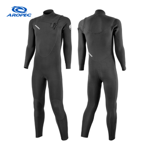 ชุดดำน้ำนีโอพรีนแบบไร้ซิป ซุปเปอร์ยืดหยุ่น 4/3 มม. กันน้ำ กันลม ระบายอากาศได้ดี สำหรับผู้ใหญ่ ยูนิเซ็กส์ ไซส์พลัส ลายพิมพ์ - Product Image 1
