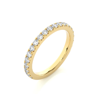 Bague en or rose 14 carats avec diamant naturel de 0,73 carat, couleur G, clarté VS1, taille 5, avec un magnifique diamant serti - Product Image 5