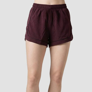 Short de sport taille haute pour femme en tricot extensible respirant à séchage rapide, coupe classique, en Spandex/Nylon, collection Hot Sale - Product Image 3