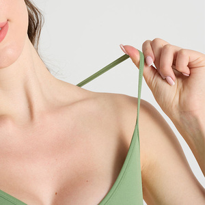 ชุดบอดี้สูทโยคะผ้าริบยืดได้ 5 ทิศทาง สีพื้น ชุดจั๊มสูทโยคะแบบไร้รอยต่อ เซ็กซี่ กระชับสะโพก แห้งเร็ว เปิดหลัง - Product Image 4