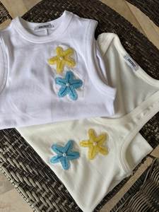 Premium Handmade Embroidery Beaded Tank Top with Detailed <b>Thread</b> Embroidery and Decorative <b>Beads</b> for Women’s Clothing - Product Image 6