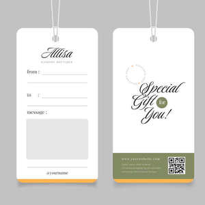 Etiquetas de Papel Personalizadas de Alta Calidad, Etiquetas de Lujo para Prendas, Tarjetas de Identificación con Diseño Personalizado - Product Image 2