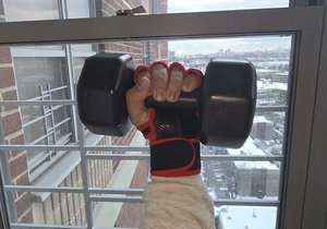 CLOVIX SPORTS Protège-paumes professionnels pour haltérophilie, gants d'entraînement de fitness, protège-mains antidérapants pour la musculation - Product Image 5