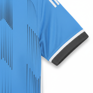 Camiseta de Fútbol de Malla Transpirable Vintage de Alta Calidad, 100% Poliéster, Antibacteriana, con Nombre de Equipo Personalizado, Cuello Redondo, Unisex, Manga Corta - Product Image 4