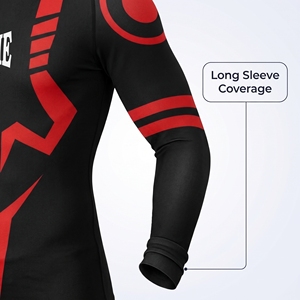 T-shirt de compression respirant à séchage rapide UPF50+ imprimé sur mesure pour hommes, idéal pour la lutte, l'entraînement MMA et les vêtements de sport légers - Product Image 4