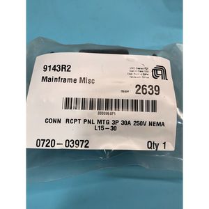 LOT DE 12 AMAT 0720-03972 CONN RCPT PNL MTG 3P 30A - Équipements et pièces semi-conductrices de renommée mondiale à confiance - Product Image 1