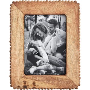 Luxurious Wooden Photo <b>Frame</b> with Carved <b>Border</b> Natural Solid Mango Wood Tabletop <b>Picture</b> <b>Frame</b> for Home Decoration <b>Frames</b> - Product Image 3